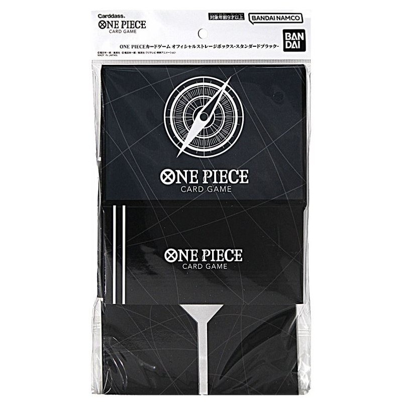 BANDAI GAMES - ONE PIECE CARD GAME - STORAGE BOX STANDARD BLACK LIMITED EDITION - ENG